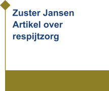 Zuster Jansen Artikel over respijtzorg
